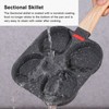 Egg Frying Pan Heat Sensitive Silicone Aluminium Pancake Frying Pan