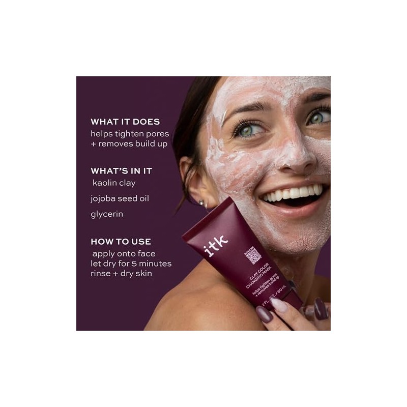 Clay Color Changing Mask by ITK for Unisex - 2
