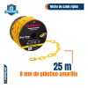 Fiero Cadena Plastica 8 Mm X 25 Mt Amarilla Fiero