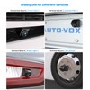 AUTO-VOX 180° Front/Backup Camera, OEM Mini Style, Screw-Free Easy Install,
