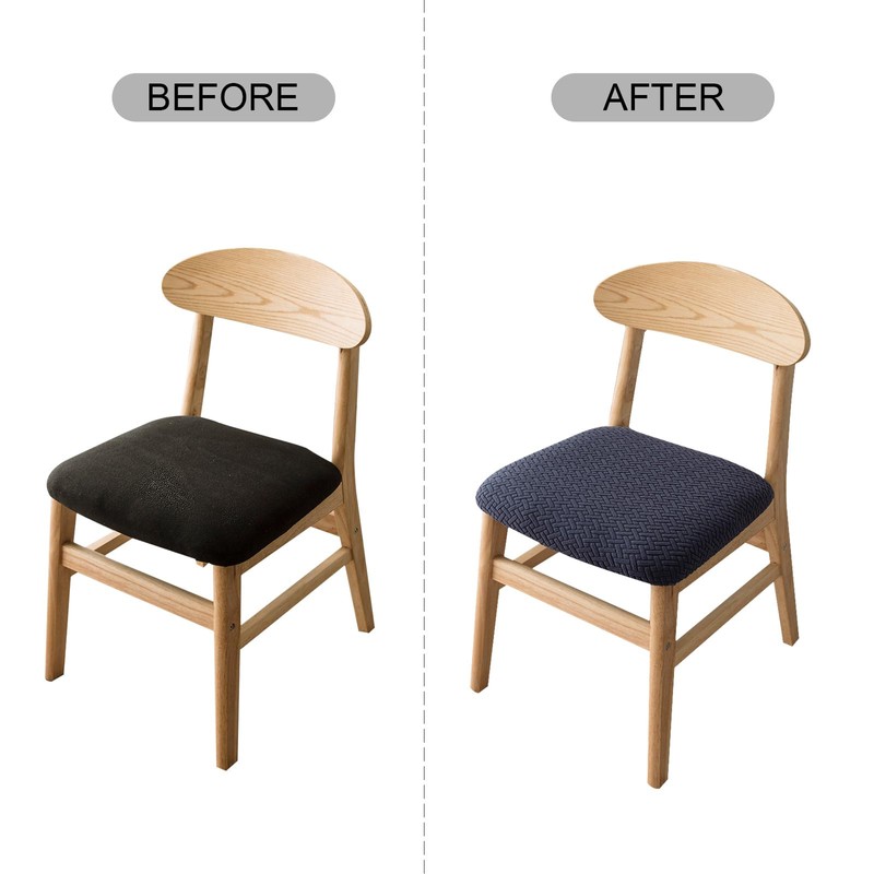 Genina Seat Covers for Dining Room Chair Seat Slipcovers Kitchen