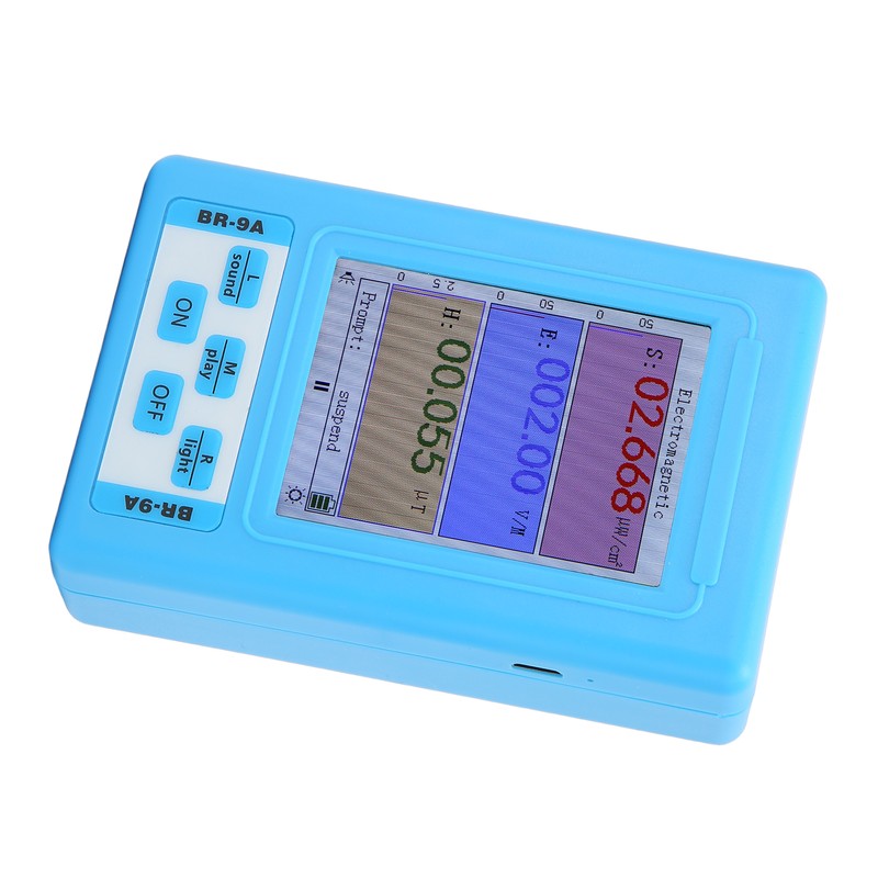 Electromagnetic Radiation ABS Detector Dual Purpose EMF Magnetic Field Tester