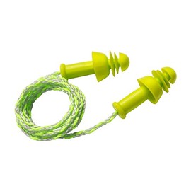 PIP 267-HPR300C Reusable TPE Corded Ear Plugs, NRR 25, Large