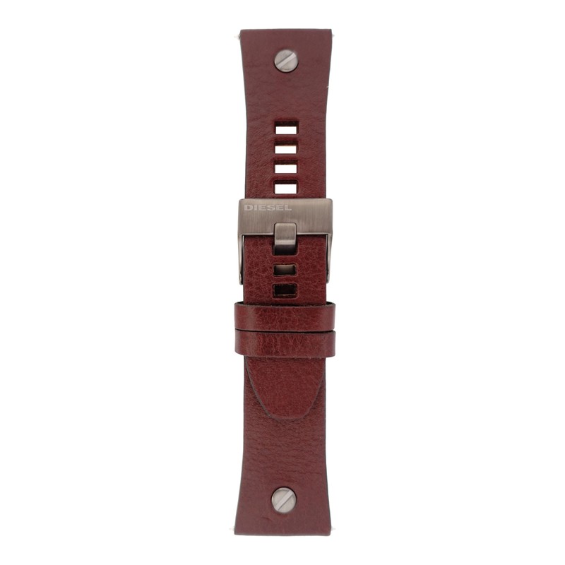 Diesel Men's Watches 28 mm Brown Leather Original Replacement Strap