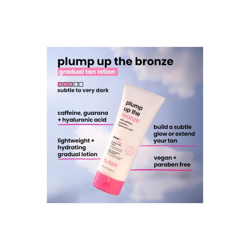 B.Tan Plump Up The Bronze Gradual Tan Lotion - Tan