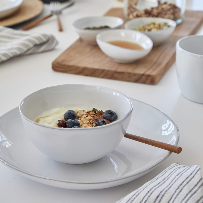 Costa Nova Ceramic Stoneware 9'' Salad Dessert Plate - Livia