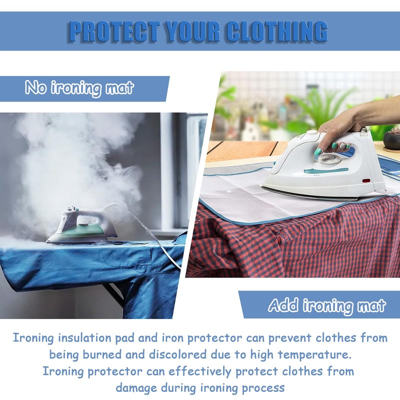 Devenirriche 4 PCS Protective Ironing Cloth,Mesh Protective Ironing Heat Resistant