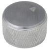 5.8mm Round Hole Large 25mm Knurled Aluminium Control Knob For