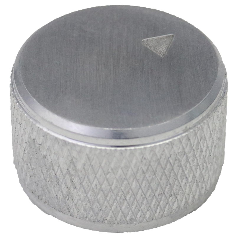 5.8mm Round Hole Large 25mm Knurled Aluminium Control Knob For
