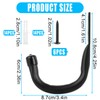 ASelected Garage Storage Hooks Heavy Duty,6 Pcs Ladder Storage Hooks