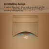 NEXCOVER Square Fire Pit Cover - Waterproof 600D Heavy Duty
