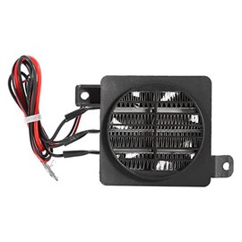 1 Piece Thermostatic Ceramics Fast Heating Air Dehumidification DC Fan Heater PTC Fan Heater DIY Accessories (24V 200W)