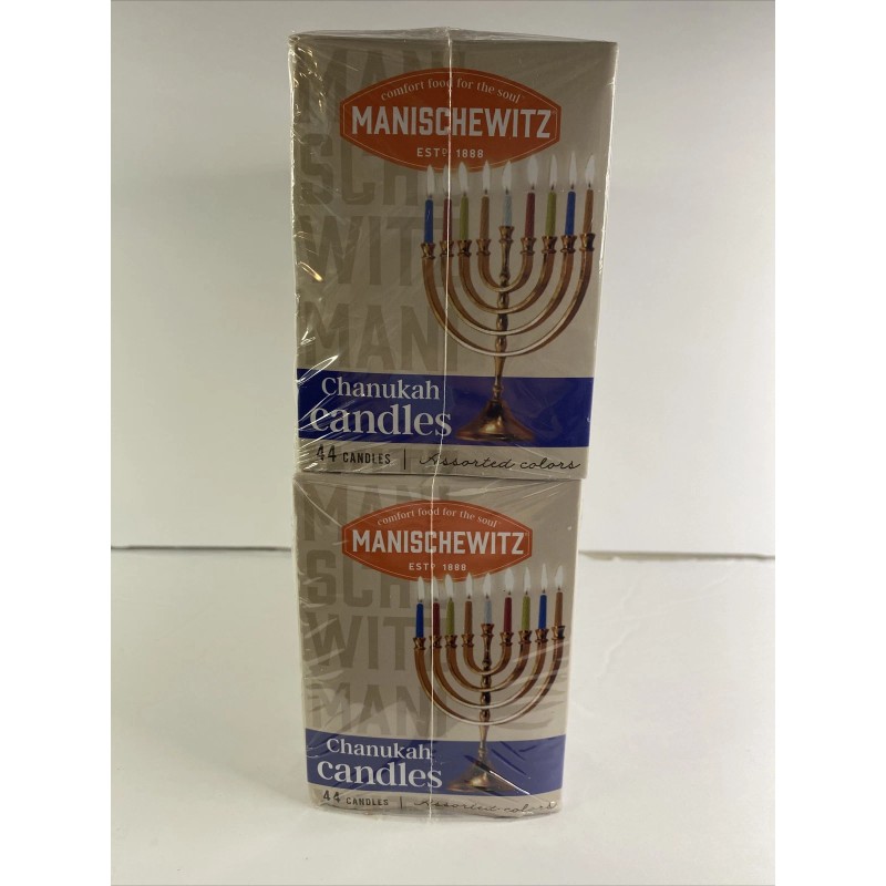 Manischewitz 2 Ct Manischewitz Chanukah Candles Colorful 2 Packs 88