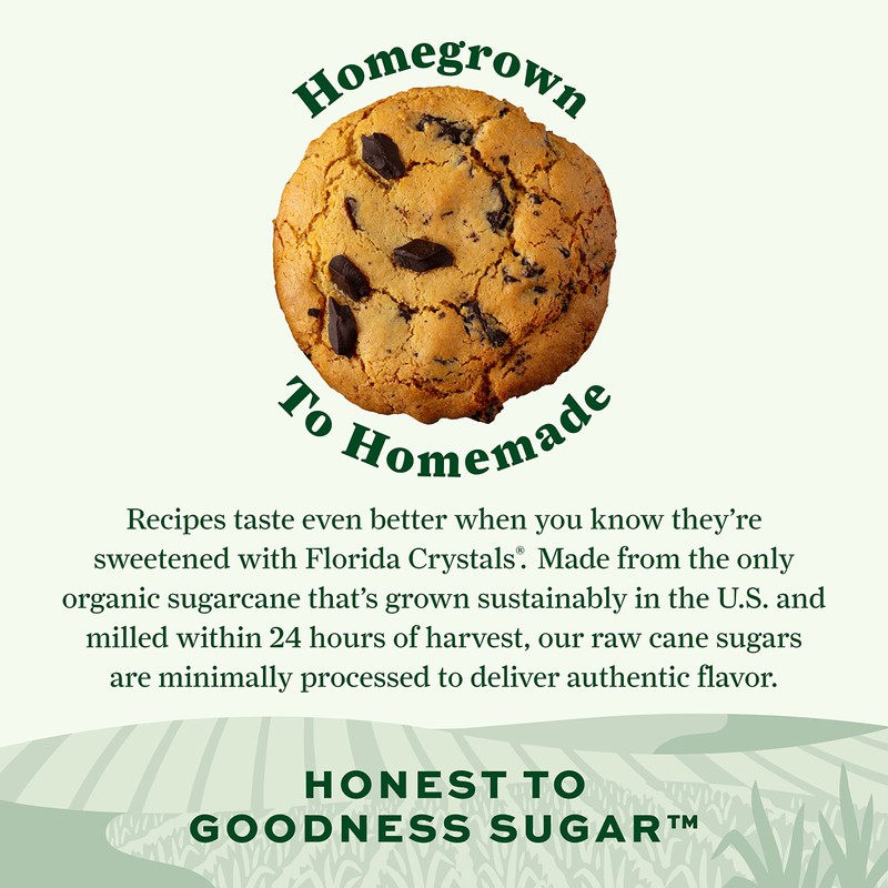 Florida Crystals Regenerative Organic Light Brown Sugar, 24 oz (1.5