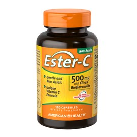 Ester-C® 500 mg with Citrus Bioflavonoids Capsules 120 Count (Pack of 1)
