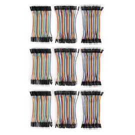 Jumper Wires,Yakomon 360pcs Dupont Wire Breadboard Jumper Wires Female to Female/Male to Female/Male to Male,Multicolored Jumper Cables Kit for DIY (9 * 10cm MF/MM/FF)