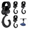 4PCS Walker Hook Hanging, 360°Multipurpose Rotation Stroller Clip Diaper Bag
