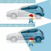 2x 360° Stick on Rear View Auxiliary Blind Spot Mirror