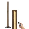 EDISHINE Wood Dimmable Floor Lamp with Remote Control 7 Color