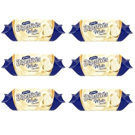 McVities Digestives White Chocolate Cookies 232g (Pack of 6)