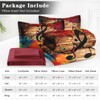 WeCozy 5 Pcs Twin Size Comforter Set with Pillowcase &