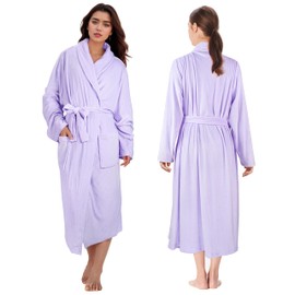 Catalonia Women's Long Bathrobe, Soft Fleece Robe, Comfy Spa & Bath Body Wrap Sleepwear House Dress Nightgown, Valentine's Day Gifts, Mother's Day Gift for Women Wife