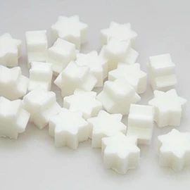 Florex Schafmilchseife Mini Mini Star Pack of 50 Snow Rose in Organza Bag Soap Guest Gift
