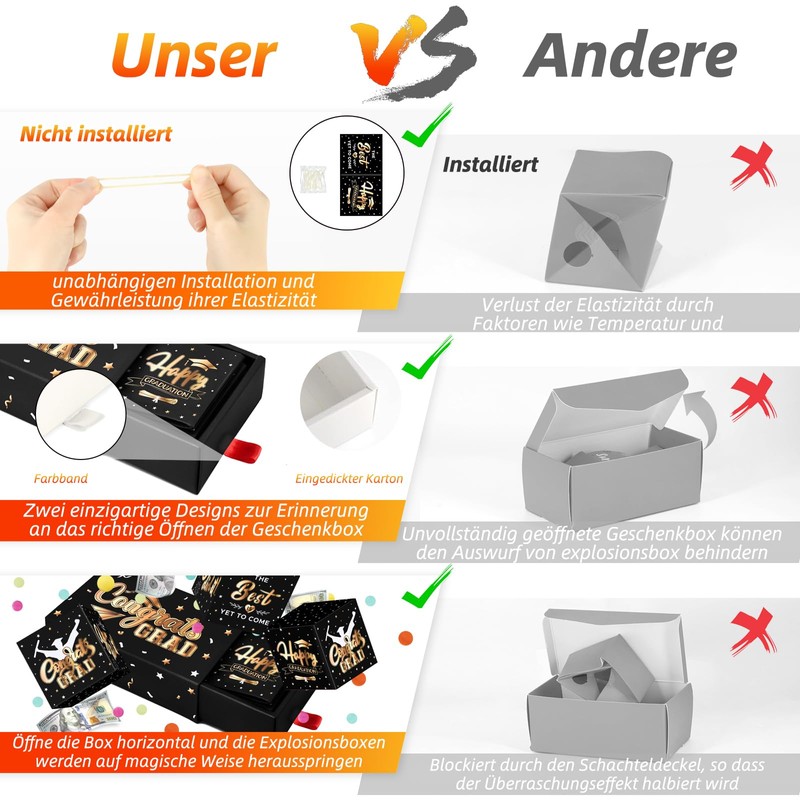 Giftota Graduation Gift Box - Black