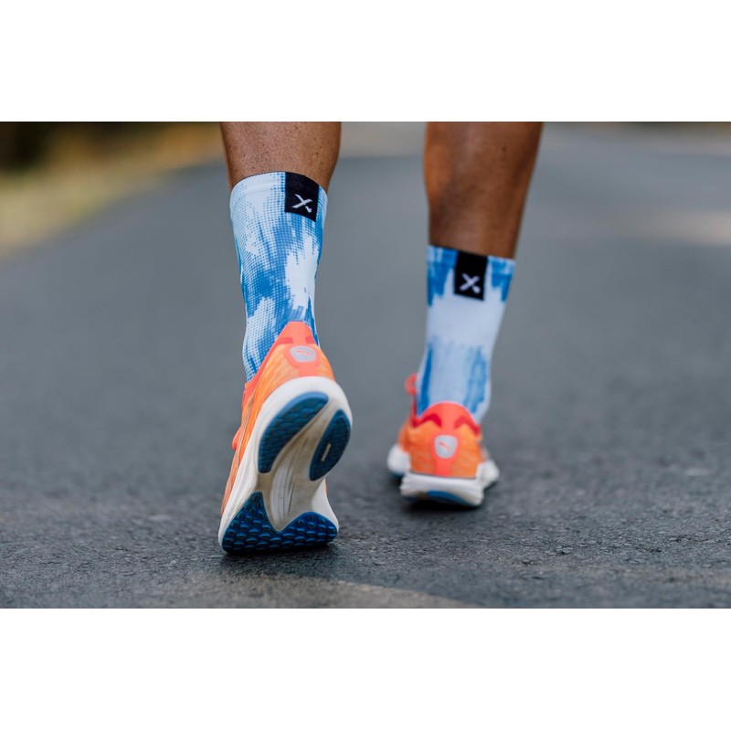 Sox Footwear Blue Gravel Crew Socks