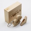 LXSINO 64GB Wood USB 3.0 Flash Drive with Laser Engraved
