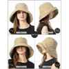 [Ｌｏｏ＆ｃ] [ルーアンドシー] 帽子 レディース 大きいサイズ つば広 撥水 UVシャルマンハット 遮光100% 紫外線対策