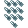 10 x Holdon® MIDI Clip Grau - Klammer Klemme Befestigungsöse