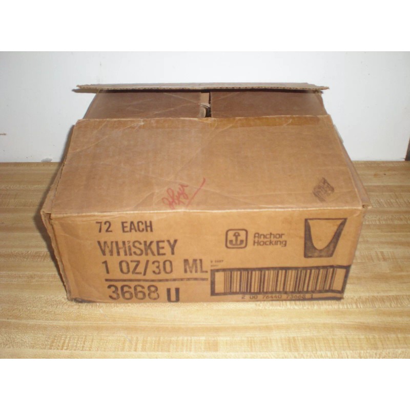 Anchor Hocking 4 Anchor Hocking Shot Glass Heavy Bottom 1