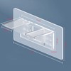 6 Pieces Large Size Adhesive Shelf Bracket, Double Row Thickened
