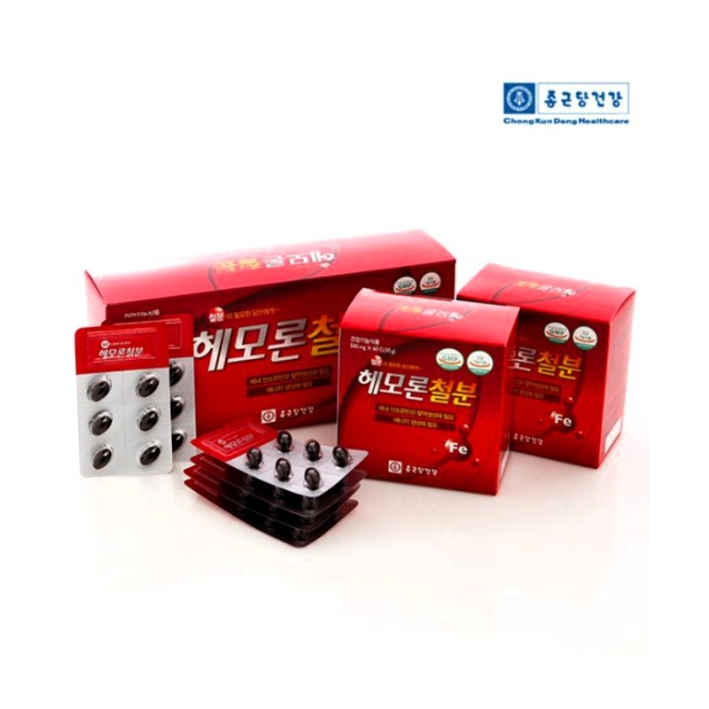 Chong Kun Dang Health Hemoron Iron Folic Acid Effects Heme