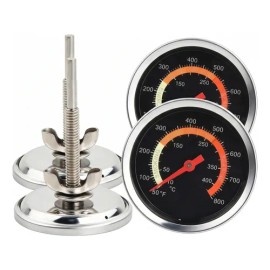 2 Piezas Termómetro Para Horno Asador Parrilla 10c A 400c                                                                                             