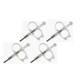 4 Pack of Hunter PGP Rotor Adjustment Tool, Sprinkler Wrenches - These Irrigation Sprinkler Keys Fit: PGP, PGJ, I20, I25, I40 Heads + LED Keychain