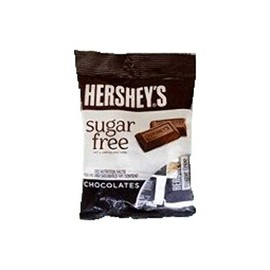 Hershey's Sugar Free Chocolate with Caramel Candy, 3 Ounce Bag, Pack of 3