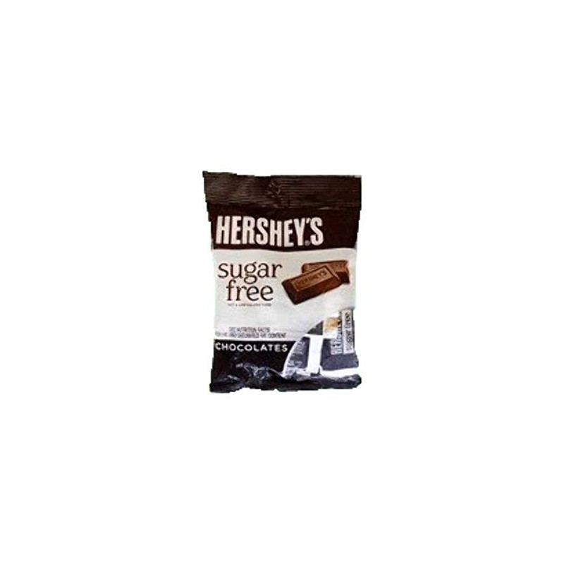 Hershey's Sugar Free Chocolate with Caramel Candy, 3 Ounce Bag,
