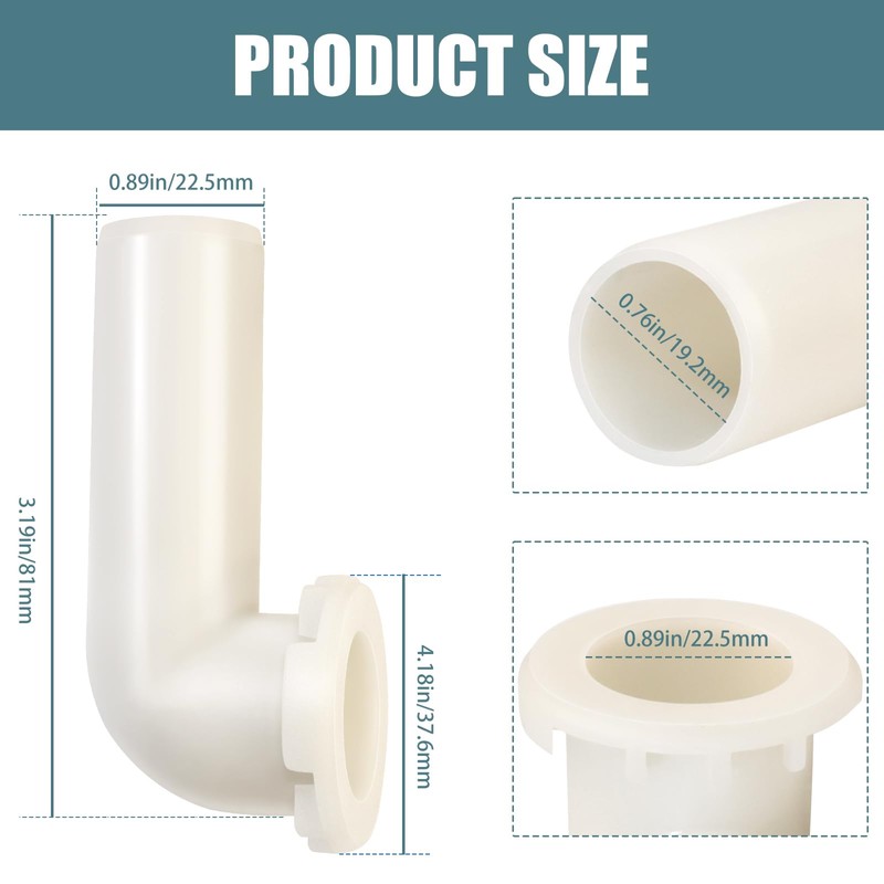 208847 Syphon Break Elbow Kit for Whirlpool, Maytag, Kenmore Washer