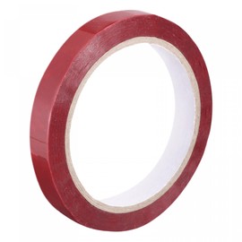 sourcing map Transfer Tamper Evident Security Packaging Packing Tape, 9/16 Inch x 55 Yards x 2 Mil Tamper Resistant Tape, Red