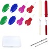 Elionless Needle Threaders Kit, 8 Small Eye and Gourd Shaped