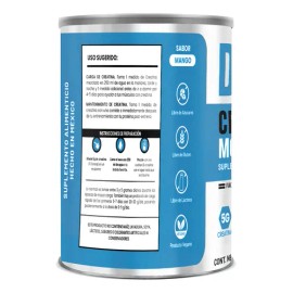 Creatina Suplemento Monohidratada D-mon 250g 50 Servicios Sabor Mango                                                                                 
