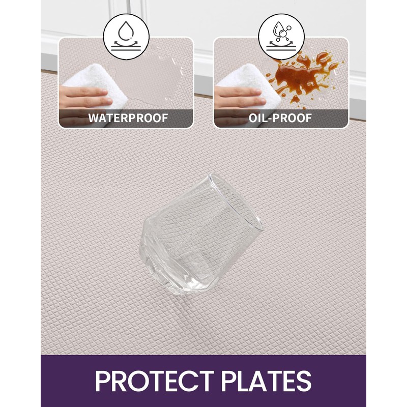 DEXI Kitchen Floor Mats Cushioned Anti Fatigue, 17x59, Large Long