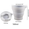 Taza medidora plegable de silicona para taza medidora plegable de