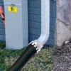 Downspout Converter, Plastic Downpipe Adapter Lightweight Replacement Part No Leakage