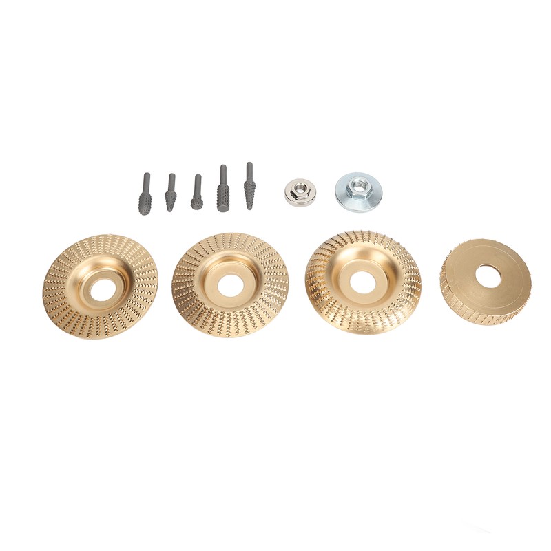 Wood Carving Disc Rotary File Set Angle Grinder Grinding Shaping