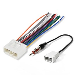 RED WOLF Aftermarket Radio Stereo Wire Harness CD Player Antenna Adapter Connector Compatible With 1997-2009 Subaru Impreza Outback Forester WRX Legacy