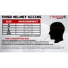 Typhoon TH158 Adult Modular Motorcycle Helmet DOT Dual Visor Full