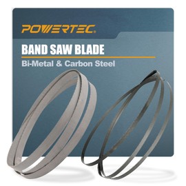 POWERTEC 59-1/2 Inch Bandsaw Blades Assortment for Woodworking & Non-Ferrous Metal Cutting, Band Saw Blades for Wen 3959, Craftsman, Porter-Cable, Ryobi, Delta, B&D & Skil 9" Band Saw, 2 Pack (13701)